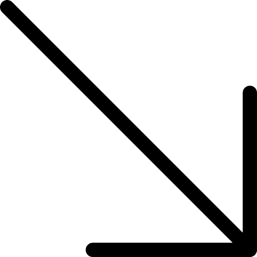 Right down arrows right down point to icon