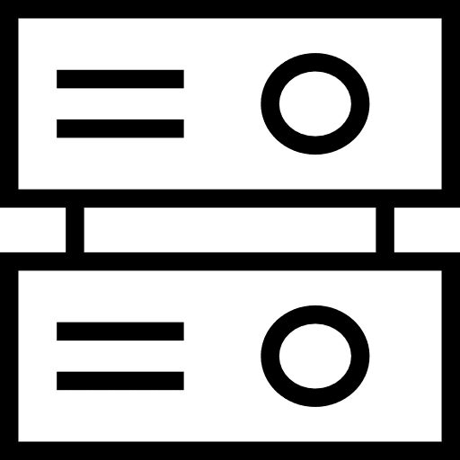 Server files server technology icon