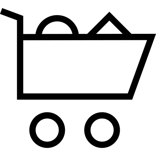 Shopping cart commerce supermarket shopping cart icon