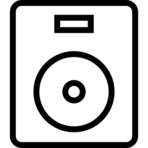 Speaker audio musical music player icon