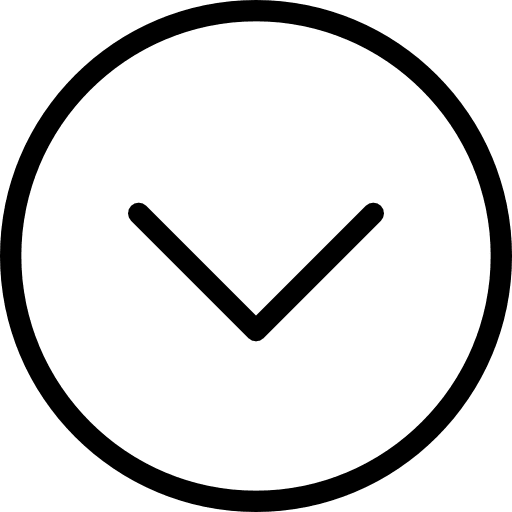 Down scroll drop down arrow down arrow icon