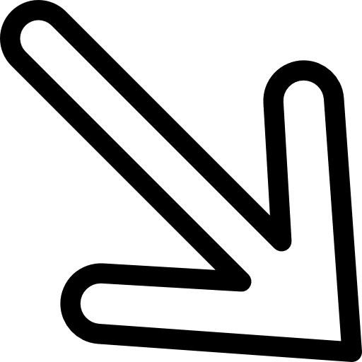 Right right bottom down icon