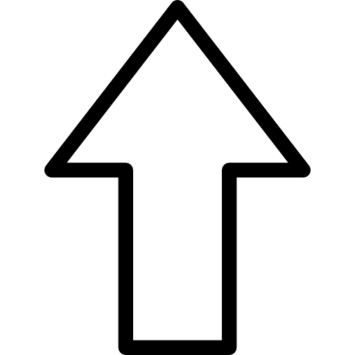 Up up arrow direction pointer icon