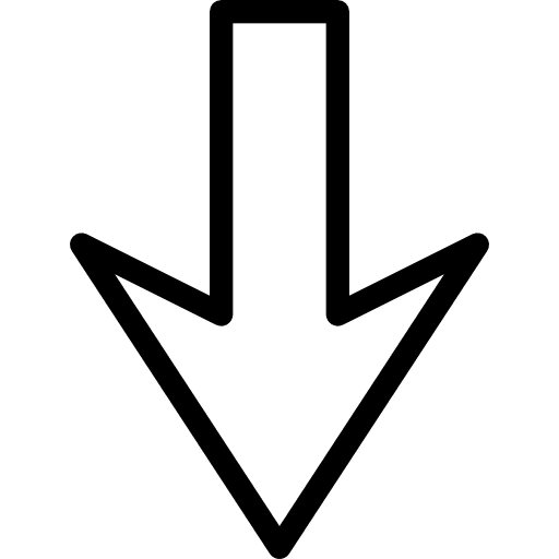 Down lower arrow down arrow icon