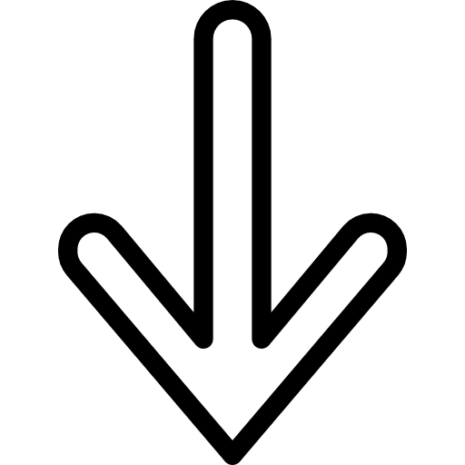 Down orientation down multimedia option icon