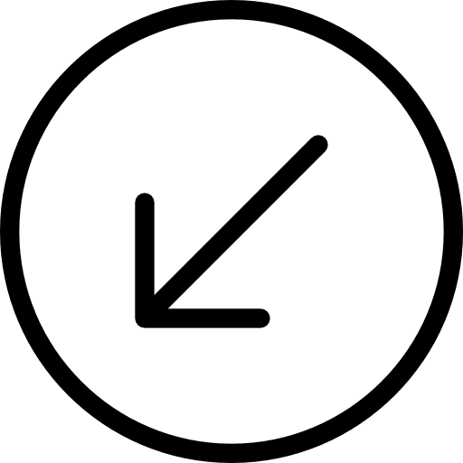 Left down arrows left down left icon
