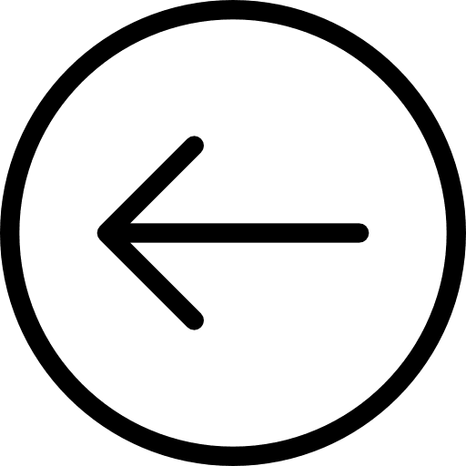 Left go back left arrow previous icon