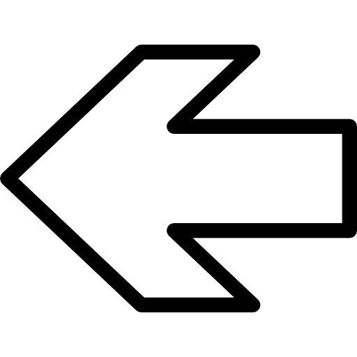 Left left arrow back previous icon