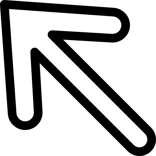 Left left arrows diagonal arrow icon