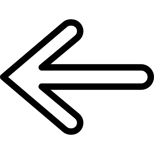 Left return previous arrows icon