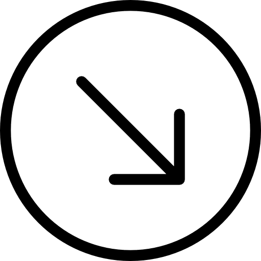 Right down direction right down icon