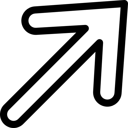 Right up corner point to icon