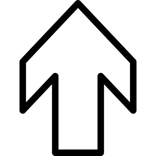 Up orientation arrow arrows icon