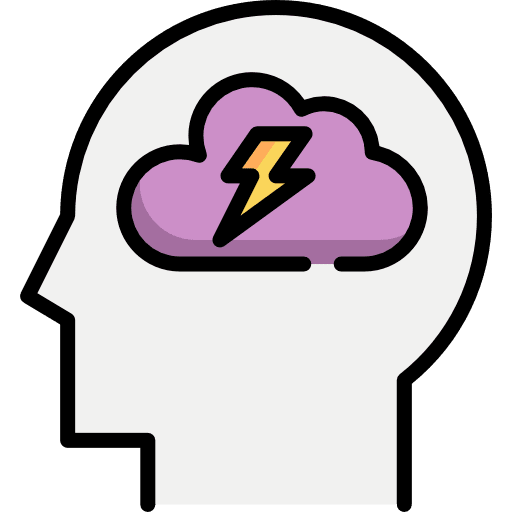 Depression psychology depression head icon Depression psychology depression head icon