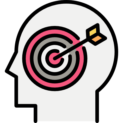 Focus focus motivation psychology icon Focus focus motivation psychology icon