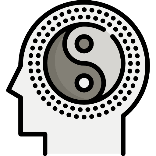 Balance head medicine balance icon Balance head medicine balance icon