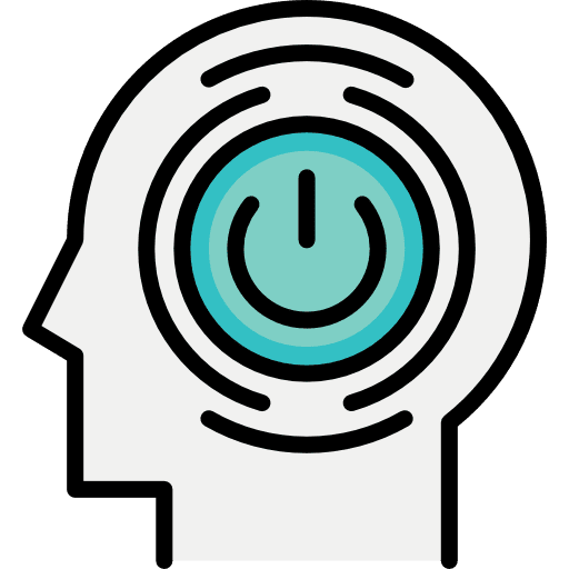 Power motivation psychology mental icon Power motivation psychology mental icon