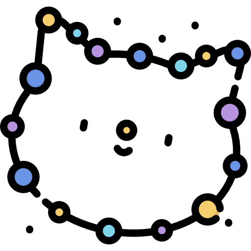 Constellation astronomy miscellaneous constellation icon