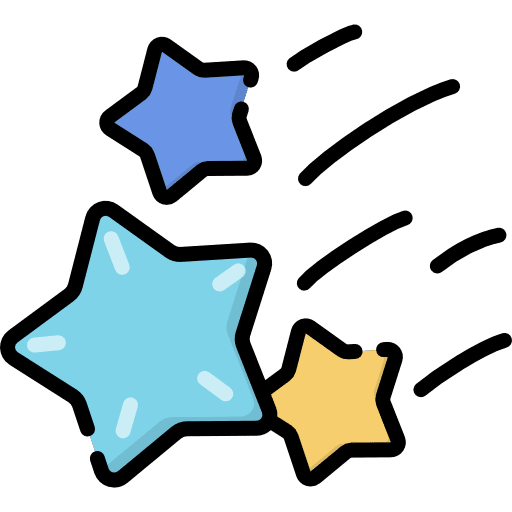 Shooting star space meteorology galaxy icon Shooting star space meteorology galaxy icon