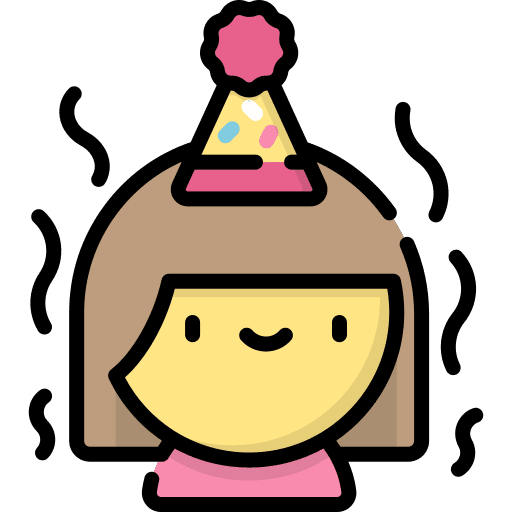 Birthday girl party people birthday girl icon Birthday girl party people birthday girl icon