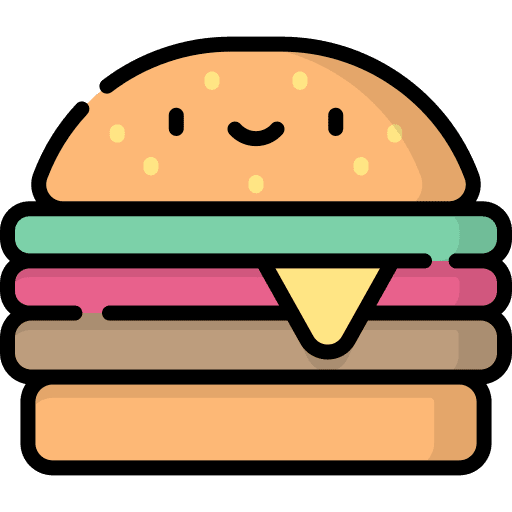 Burger sandwich food junk food icon Burger sandwich food junk food icon