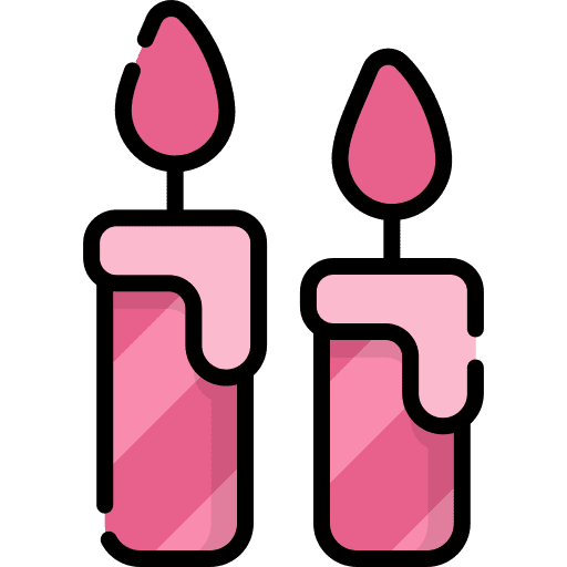 Candle candles light decoration icon Candle candles light decoration icon