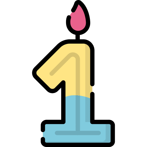 Candle illumination birthday birthday and party icon Candle illumination birthday birthday and party icon