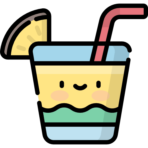 Cocktail alcoholic drink party kawaii icon Cocktail alcoholic drink party kawaii icon