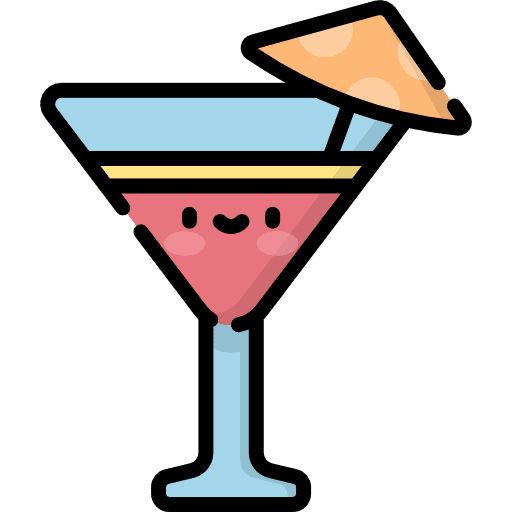 Cocktail drinking party leisure icon Cocktail drinking party leisure icon