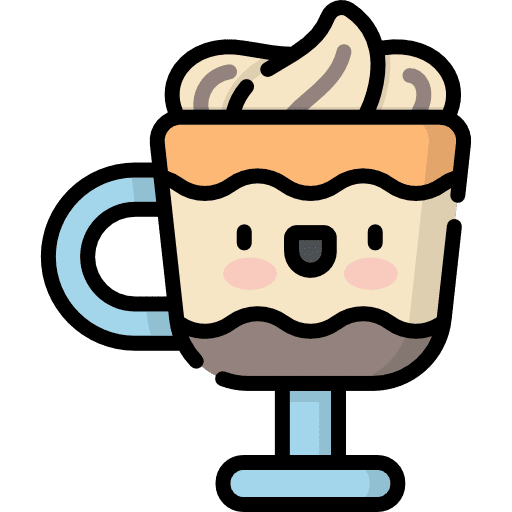 Frappuccino coffee kawaii food icon Frappuccino coffee kawaii food icon