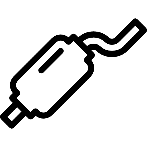 Exhaust pipe vehicle transportation automobile icon