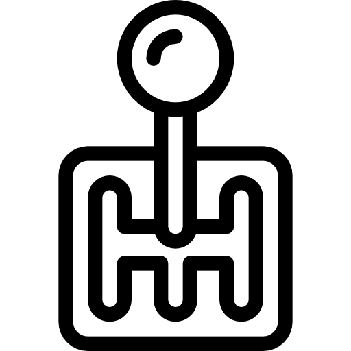 Gearshift transportation tools and utensils gear icon