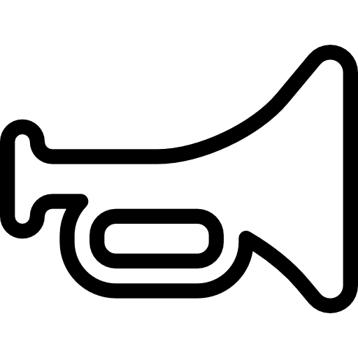 Horn warning car horn icon