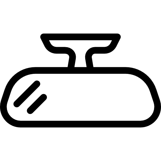 Rearview mirror transportation rearview mirror air refreshener icon