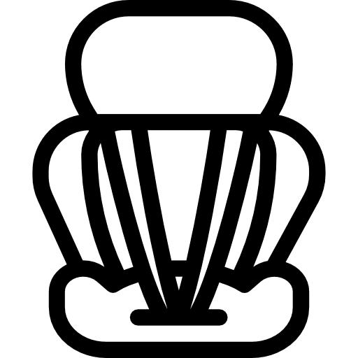 Seat security safety seat icon