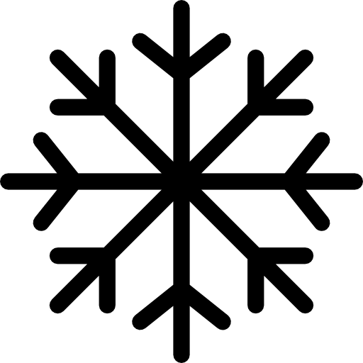 Snowflake winter snow weather icon