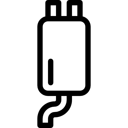 Exhaust pipe exhaust pipe automobile vehicle icon