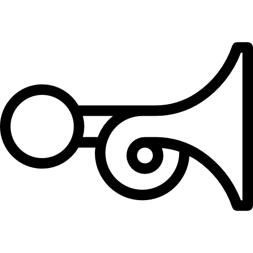 Horn vehicle car attention icon