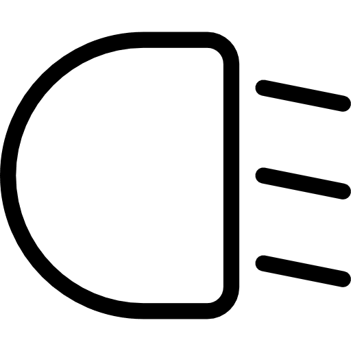 Light transportation shapes illumination icon