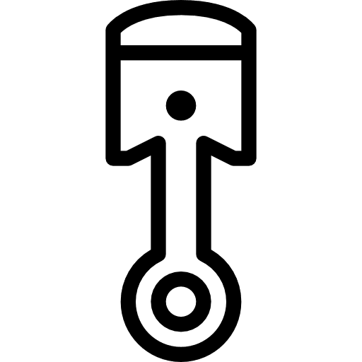 Piston transportation engine piston icon