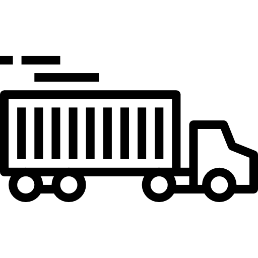 Truck deliver delivery transport icon