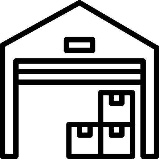 Warehouse warehouse bulk warehouses icon