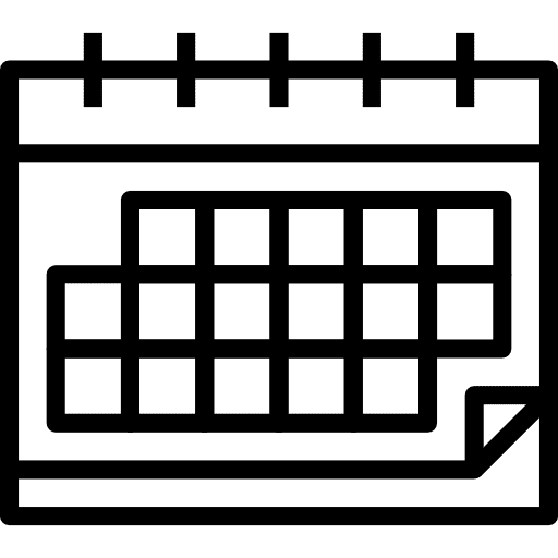 Calendar date time and date administration icon Calendar date time and date administration icon