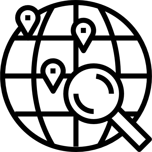 Map geography maps and location global icon Map geography maps and location global icon