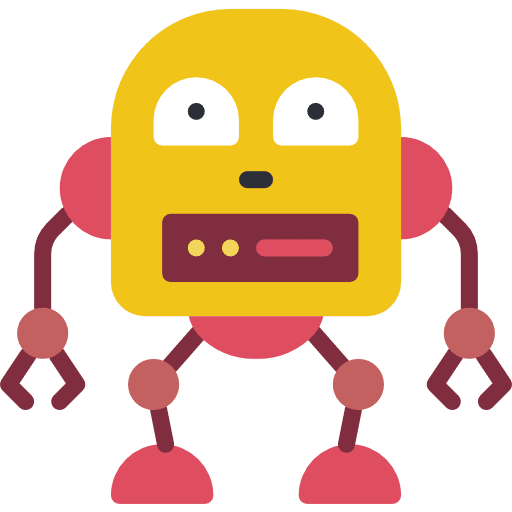 Robotics baby toy robots children icon