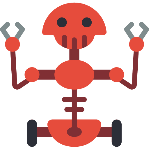 Robotics robot baby toy technology icon