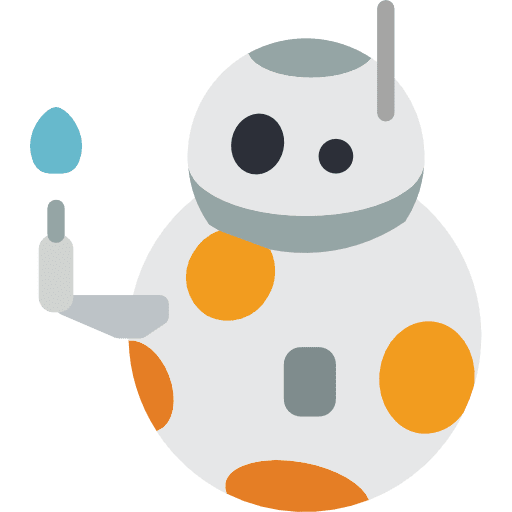 Robotics technology baby toy children icon