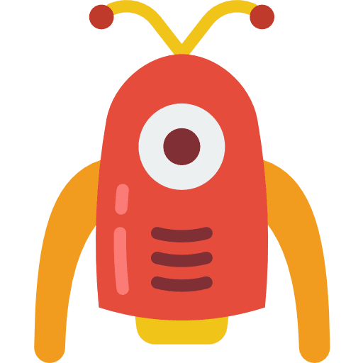 Robotics children toy robotics icon