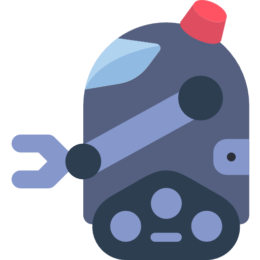 Robotics electronics children baby toy icon