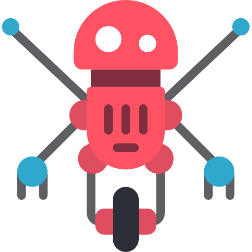 Robotics electronics technology baby toy icon